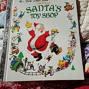 Santa's Toy Shop Little Golden Book